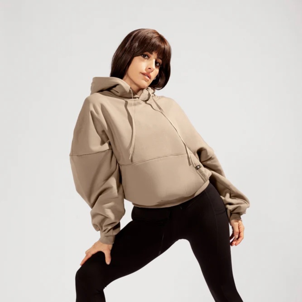 POPFLEX Pullover Cloud Hood - Milk Tea